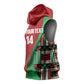 Custom Kenya Cricket Sleeveless Hoodie Simbas African Kente - African Pride