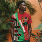 Custom Kenya Cricket T shirt Simbas African Kente - African Pride