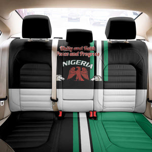 Nigeria Back Car Seat Cover Nigeria Coat Of Arms Simple Style