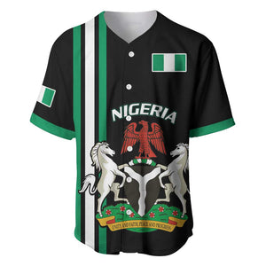 Nigeria Baseball Jersey Nigeria Coat Of Arms Simple Style