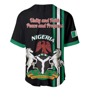 Nigeria Baseball Jersey Nigeria Coat Of Arms Simple Style