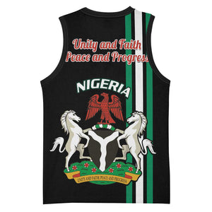 Nigeria Basketball Jersey Nigeria Coat Of Arms Simple Style LT14