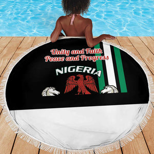 Nigeria Beach Blanket Nigeria Coat Of Arms Simple Style