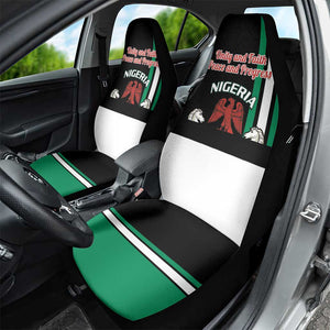 Nigeria Car Seat Cover Nigeria Coat Of Arms Simple Style