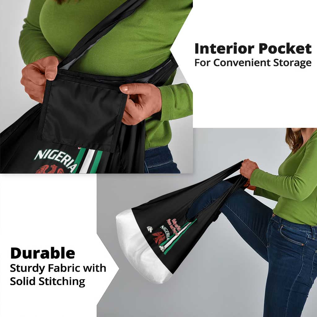Nigeria Grocery Bag Nigeria Coat Of Arms Simple Style