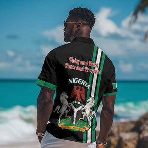 Nigeria Hawaiian Shirt Nigeria Coat Of Arms Simple Style