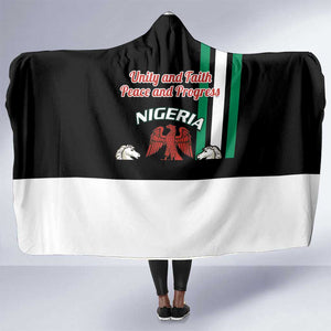 Nigeria Hooded Blanket Nigeria Coat Of Arms Simple Style