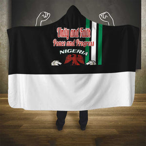 Nigeria Hooded Blanket Nigeria Coat Of Arms Simple Style