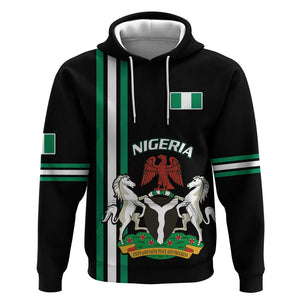 Nigeria Hoodie Nigeria Coat Of Arms Simple Style