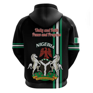 Nigeria Hoodie Nigeria Coat Of Arms Simple Style