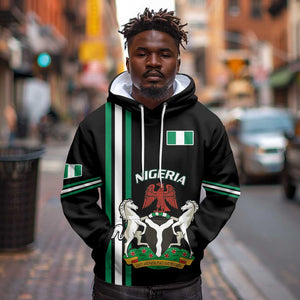 Nigeria Hoodie Nigeria Coat Of Arms Simple Style