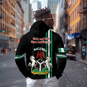 Nigeria Hoodie Nigeria Coat Of Arms Simple Style