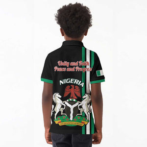 Nigeria Kid Polo Shirt Nigeria Coat Of Arms Simple Style