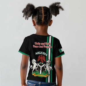 Nigeria Kid T shirt Nigeria Coat Of Arms Simple Style