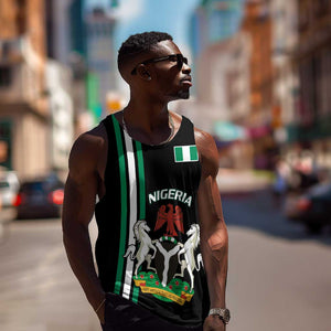 Nigeria Men Tank Top Nigeria Coat Of Arms Simple Style