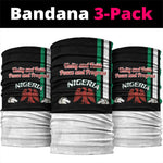 Nigeria Neck Gaiter Nigeria Coat Of Arms Simple Style LT14