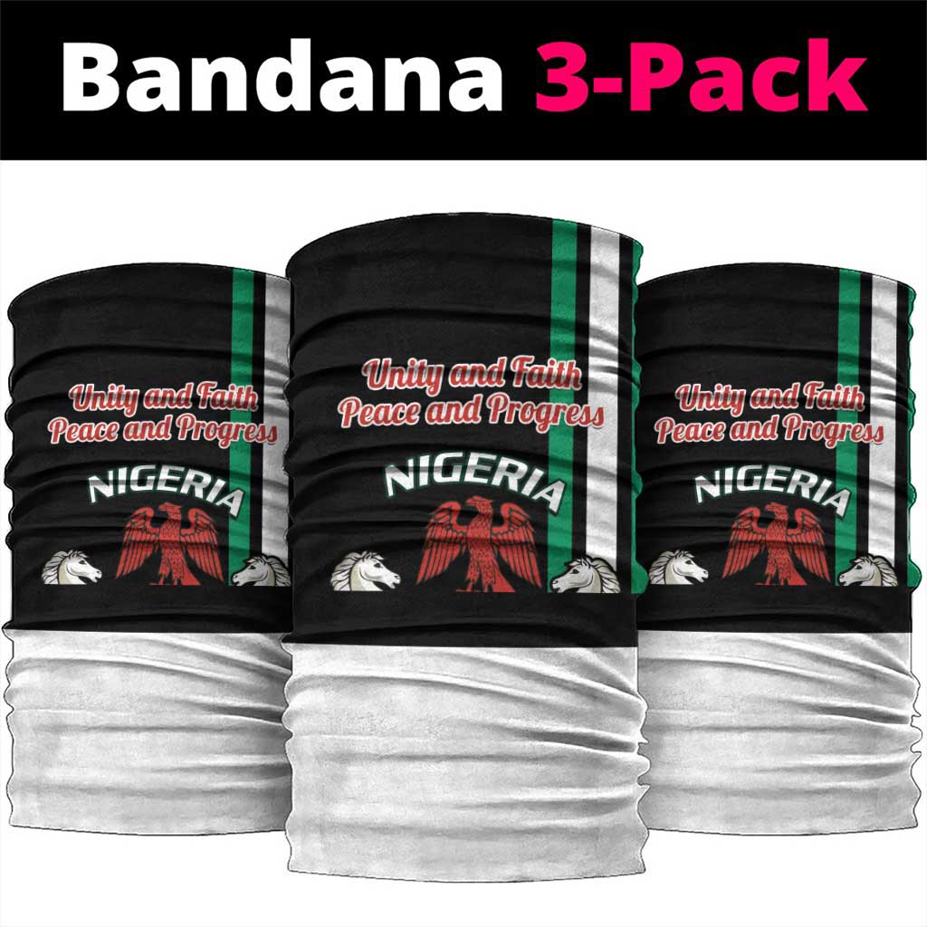 Nigeria Neck Gaiter Nigeria Coat Of Arms Simple Style LT14