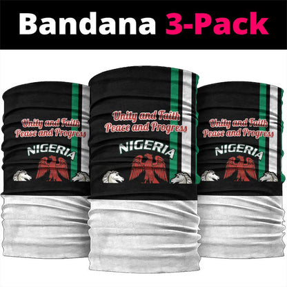 Nigeria Neck Gaiter Nigeria Coat Of Arms Simple Style LT14