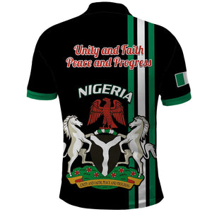 Nigeria Polo Shirt Nigeria Coat Of Arms Simple Style