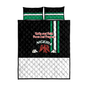 Nigeria Quilt Bed Set Nigeria Coat Of Arms Simple Style