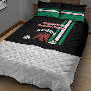 Nigeria Quilt Bed Set Nigeria Coat Of Arms Simple Style