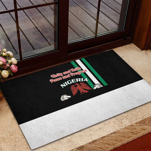 Nigeria Rubber Doormat Nigeria Coat Of Arms Simple Style