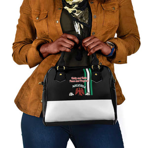 Nigeria Shoulder Handbag Nigeria Coat Of Arms Simple Style