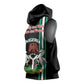 Nigeria Sleeveless Hoodie Nigeria Coat Of Arms Simple Style - African Pride