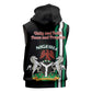 Nigeria Sleeveless Zip Hoodie Nigeria Coat Of Arms Simple Style - African Pride
