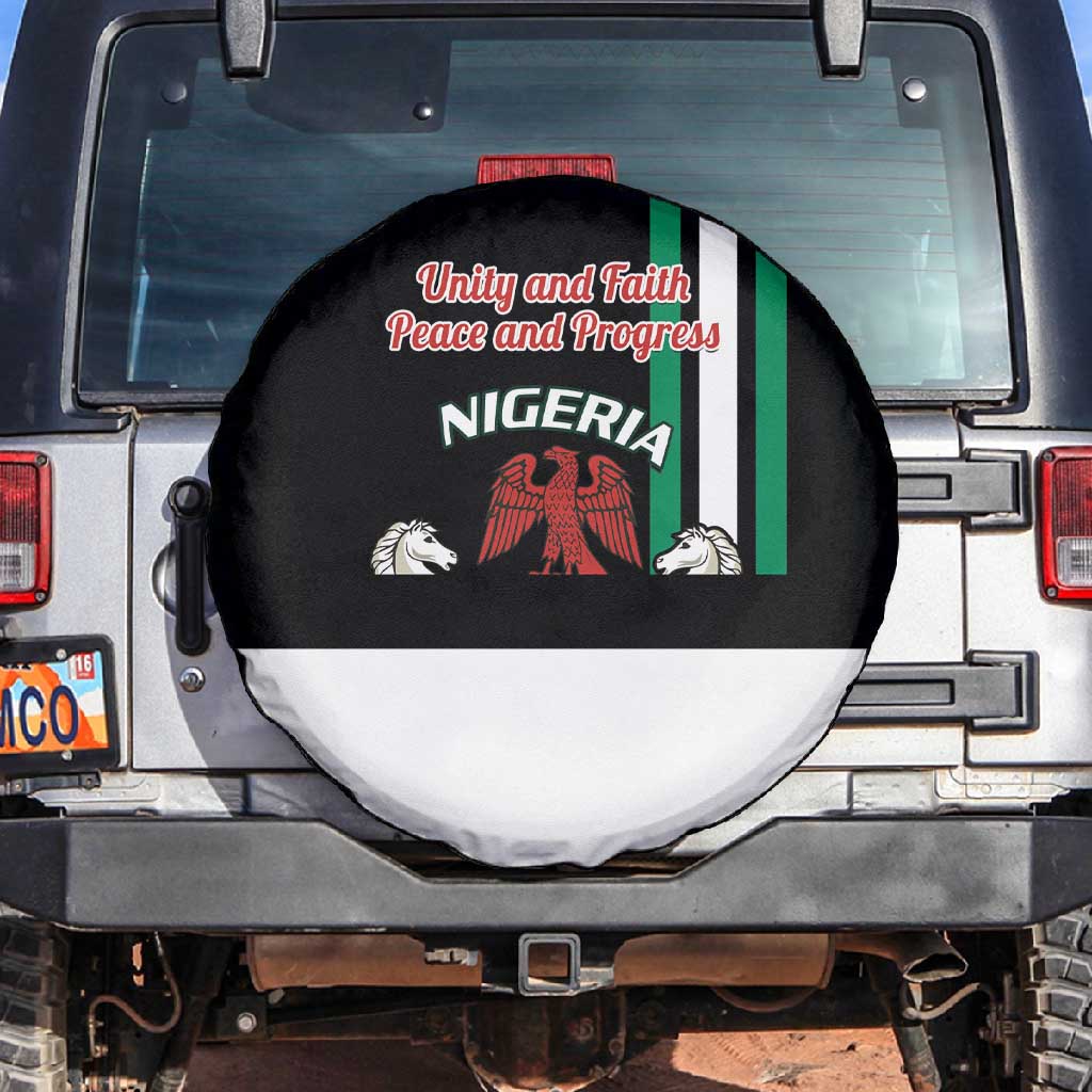 Nigeria Spare Tire Cover Nigeria Coat Of Arms Simple Style