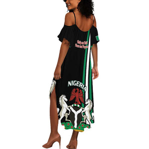 Nigeria Summer Maxi Dress Nigeria Coat Of Arms Simple Style