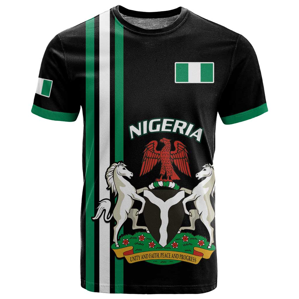 Nigeria T shirt Nigeria Coat Of Arms Simple Style