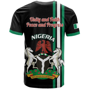 Nigeria T shirt Nigeria Coat Of Arms Simple Style