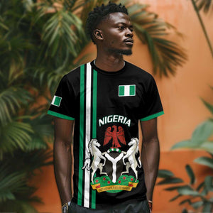 Nigeria T shirt Nigeria Coat Of Arms Simple Style