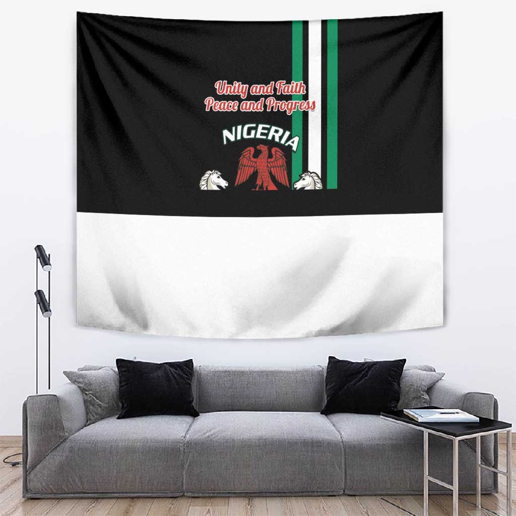 Nigeria Tapestry Nigeria Coat Of Arms Simple Style