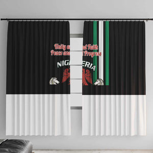 Nigeria Window Curtain Nigeria Coat Of Arms Simple Style