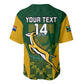 Custom South Africa Rugby Baseball Jersey Go Springboks Kente With Bokke