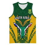 Custom South Africa Rugby Basketball Jersey Go Springboks Kente With Bokke LT14