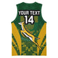 Custom South Africa Rugby Basketball Jersey Go Springboks Kente With Bokke LT14