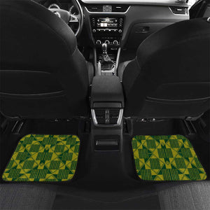 Custom South Africa Rugby Car Mats Go Springboks Kente With Bokke