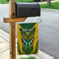 Custom South Africa Rugby Garden Flag Go Springboks Kente With Bokke