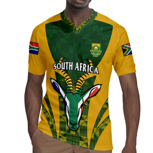 Custom South Africa Rugby Rugby Jersey Go Springboks Kente With Bokke