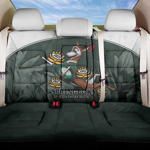 South Africa Rugby Back Car Seat Cover Springboks 4th Champions World Cup Proud Bokke
