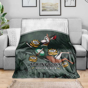 South Africa Rugby Blanket Springboks 4th Champions World Cup Proud Bokke