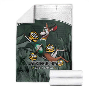 South Africa Rugby Blanket Springboks 4th Champions World Cup Proud Bokke