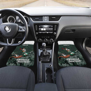 South Africa Rugby Car Mats Springboks 4th Champions World Cup Proud Bokke