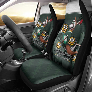 South Africa Rugby Car Seat Cover Springboks 4th Champions World Cup Proud Bokke