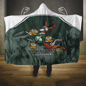 South Africa Rugby Hooded Blanket Springboks 4th Champions World Cup Proud Bokke