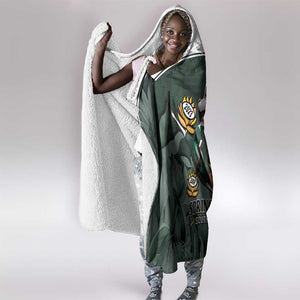 South Africa Rugby Hooded Blanket Springboks 4th Champions World Cup Proud Bokke