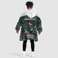 South Africa Rugby KId Wearable Blanket Hoodie Springboks 4th Champions World Cup Proud Bokke